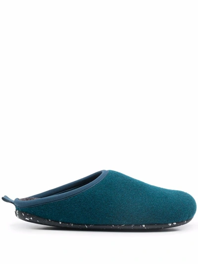 Camper Wabi Knitted Slippers In Blue