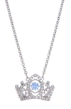 Swarovski Bee A Queen Necklace In Rhodium-plated