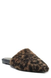 Vince Camuto Vameera Fleece Mule In Brown 01
