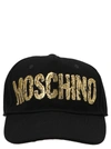 MOSCHINO MOSCHINO LOGO PRINTED BASEBALL CAP