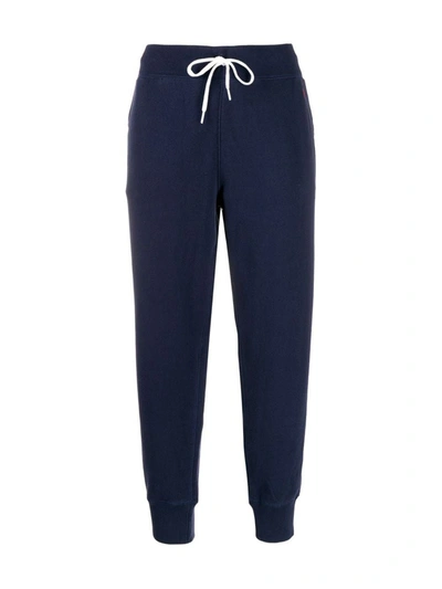 Polo Ralph Lauren Athletic Ankle Lenght Track Pant In Blue