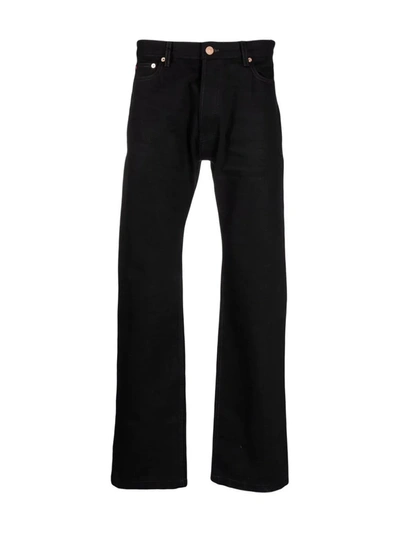 Balenciaga Straight-leg Jeans In Black