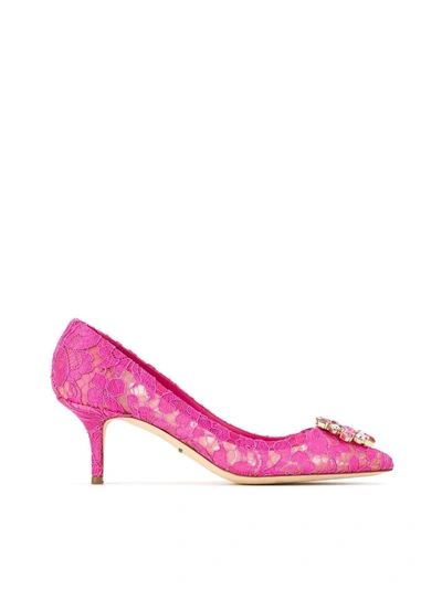 Dolce & Gabbana Bellucci高跟鞋 In Pink