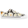 BURBERRY MENS DAISY PRINT COTTON CANVAS SNEAKERS