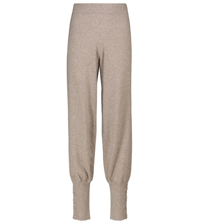 Altuzarra Collins Cashmere Relaxed-leg Trousers In Grey
