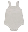 STELLA MCCARTNEY BABY INTARSIA COTTON AND WOOL BODYSUIT,P00600324