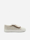 LOEWE COTTON CANVAS SNEAKERS WITH ALL-OVER ANAGRAM PRINT,L815282X53 ANAGRAM2163