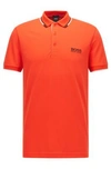 Hugo Boss - Active Stretch Golf Polo Shirt With S.caf - Orange