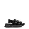 Givenchy Marshmallow 4g Slingback Sandals In Black