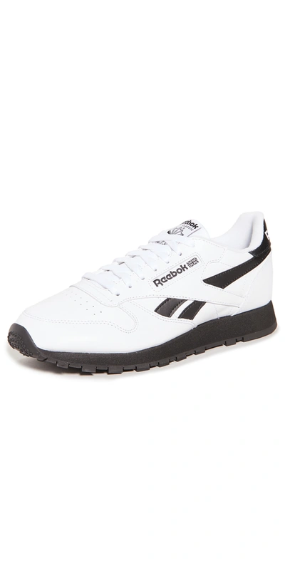 Reebok White Classic Low Top Leather Trainers