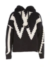 JW ANDERSON JW ANDERSON INTARSIA KNIT DRAWSTRING JUMPER