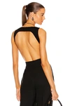 ALEXANDER MCQUEEN CUTOUT ONE PIECE BODYSUIT,AMCQ-WS107