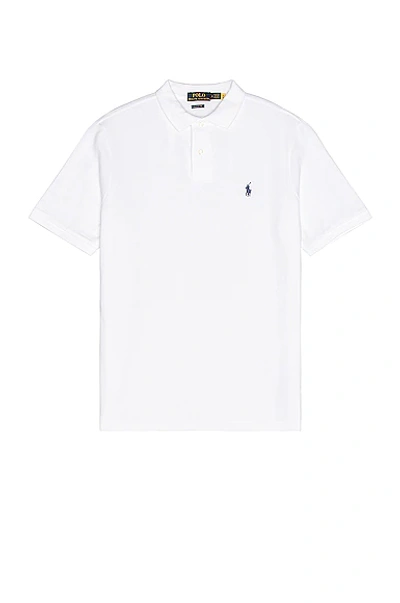 Polo Ralph Lauren Classic Fit Mesh Polo In White,white