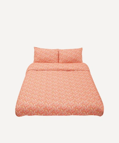 Coco & Wolf Betsy Double Duvet Cover Set In Coral