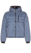 Canada Goose Lodge Packable 750 Fill Power Down Jacket In Blue