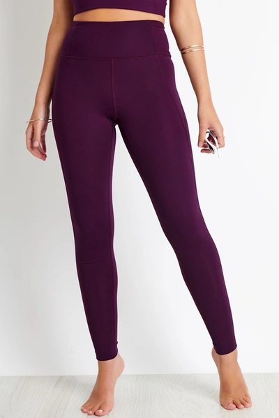 Girlfriend Collective Compressive High Waisted Legging In Red