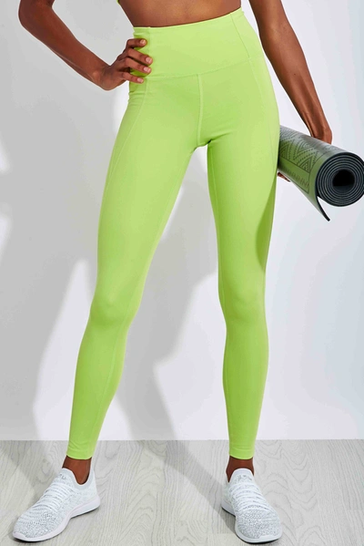 Girlfriend Collective Slim-fit High-rise Stretch-woven Leggings In Green