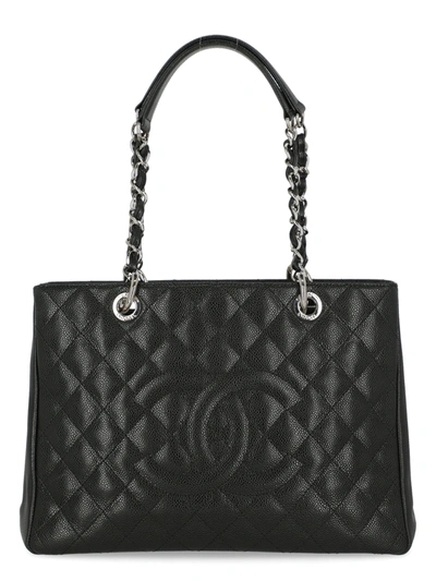 Pre-owned Chanel Grand Shopping Tote In Black