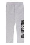 MOSCHINO MOSCHINO KIDS LOGO PRINTED LEGGINGS