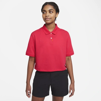 Nike The  Polo Women's Polo In Fusion Red,fusion Red