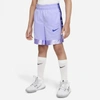 Nike Dri-fit Elite Big Kids' Basketball Shorts In Purple Pulse,lapis