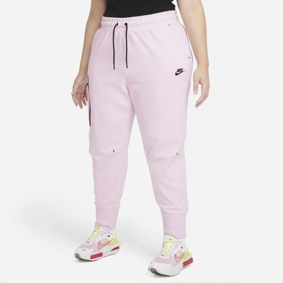 Nike Women's Sportswear Tech Fleece Pants (plus Size) In Regal Pink ...