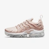 Nike Air Vapormax Plus "'pink Oxford"' Sneakers In Pink Oxford,white,metallic Silver