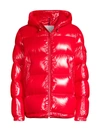 Moncler Ecrins Short Down Jacket In Red