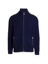 BRUNELLO CUCINELLI CABLE KNIT ZIP CARDIGAN,400014220779