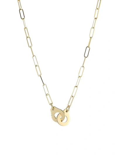 Dinh Van Menottes  R10 18k Yellow Gold Handcuff Chain Necklace