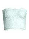 Free People Women's Adella Lace Corset Bra Top In Sea Washed