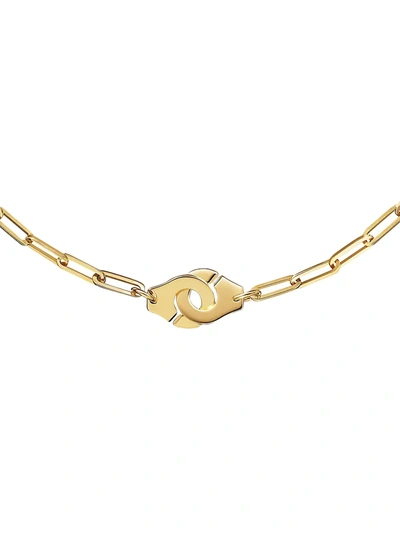 Dinh Van Menottes  R12 18k Yellow Gold Handcuff Chain Necklace