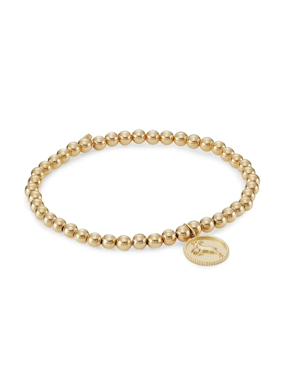 Sydney Evan 14k Yellow Gold Capricorn Medallion Bracelet