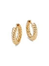 ANITA KO WOMEN'S ZOE 18K YELLOW GOLD HUGGIE HOOP EARRINGS,400014008790