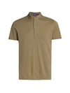 RALPH LAUREN FOUR-BUTTON PLACKET POLO SHIRT,400014230182