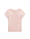 Polo Ralph Lauren Kids' Little Girl's & Girl's Signature Cotton Polo Tee In Pink
