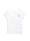 Polo Ralph Lauren Kids' Little Girl's & Girl's Signature Cotton Polo Tee In White