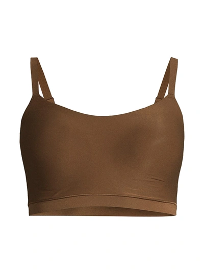 Chantelle Softstretch Scoop Padded Bralette In Walnut