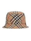 BURBERRY GABRIEL VINTAGE CHECK BUCKET HAT,400014659891