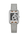 HERM S WOMEN'S CAPE COD 31MM CHAIN D'ANCRE STAINLESS STEEL, DIAMOND & ALLIGATOR STRAP WATCH,400014675527