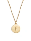 Kate Spade Gold-plated Initial Pendant Necklace