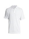 Peter Millar Drirelease Natural Touch Polo Shirt In White