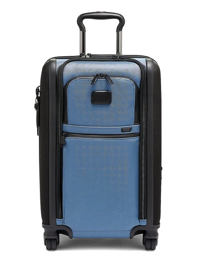 Tumi Alpha International Dual Access 4-wheeled Carry-on In Storm Blue