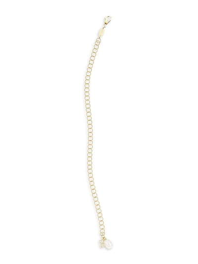 Dolce & Gabbana Women's 18k Gold & Pearl Cable Chain Bracelet In Yellow Gold