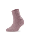 Falke Bedsock Rib Knit Socks In Brick