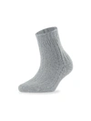 Falke Bedsock Rib Knit Socks In Silver