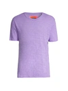 Atm Anthony Thomas Melillo Slub Cotton Crewneck Tee In Lilac