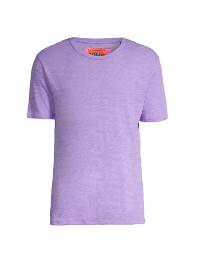 Atm Anthony Thomas Melillo Slub Cotton Crewneck Tee In Lilac