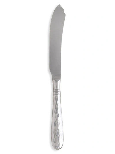 Vietri Martellato Cake Knife In Silver