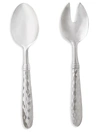 Vietri Martellato 2-piece Salad Server Set In Grey